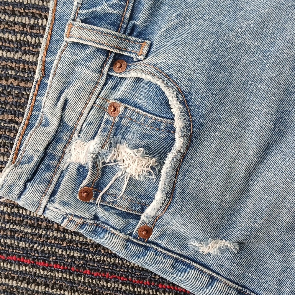 Abercrombie & Fitch high rise mom shorts Size 6 - Picture 3 of 6
